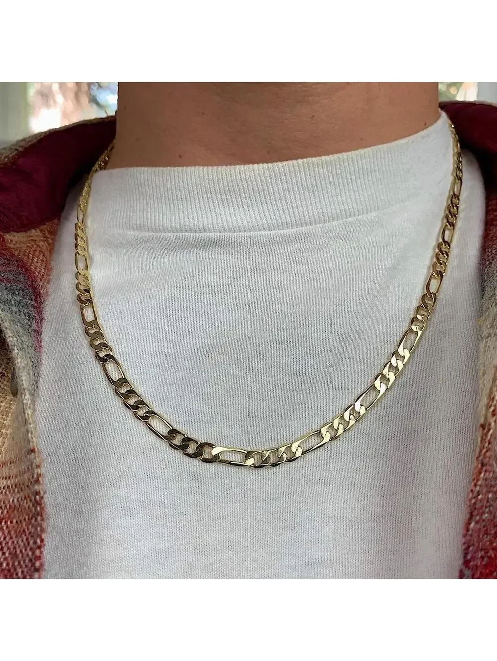 Y2K Vintage Gold Stainless Steel Chain Unisex